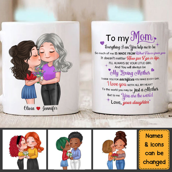 Personalized To My Mom You Are The World Mug 24056 1