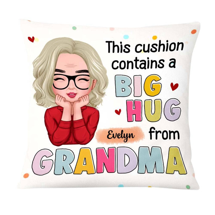 Personalized Grandma Hug Pillow 24057 1