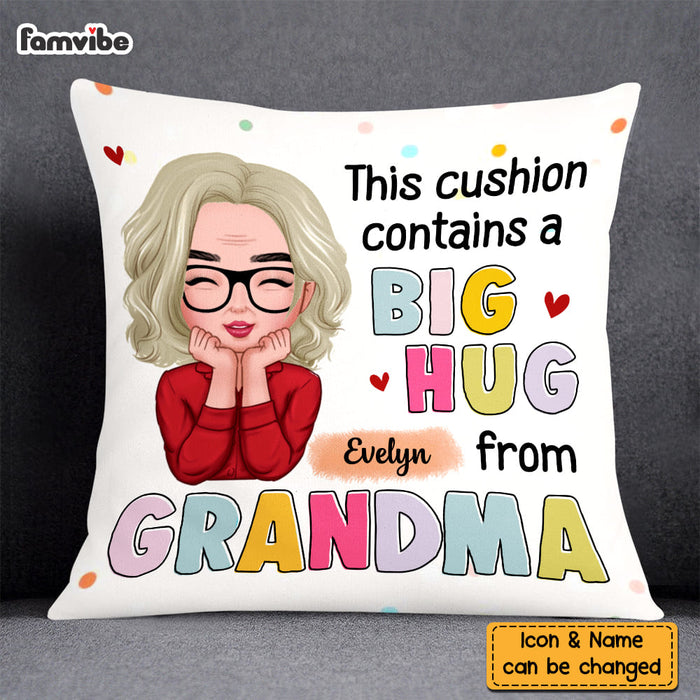 Personalized Grandma Hug Pillow 24057 1