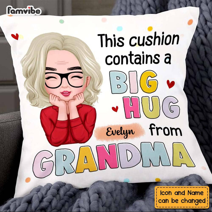Personalized Grandma Hug Pillow 24057 1