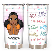 Personalized Gift For Granddaughter I Am Kind Steel Tumbler 24058 thumb 1