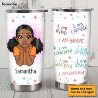 Personalized Gift For Granddaughter I Am Kind Steel Tumbler 24058 thumb 1