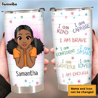 Personalized Gift For Granddaughter I Am Kind Steel Tumbler 24058 thumb 1