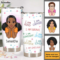 Personalized Gift For Granddaughter I Am Kind Steel Tumbler 24058 thumb 1