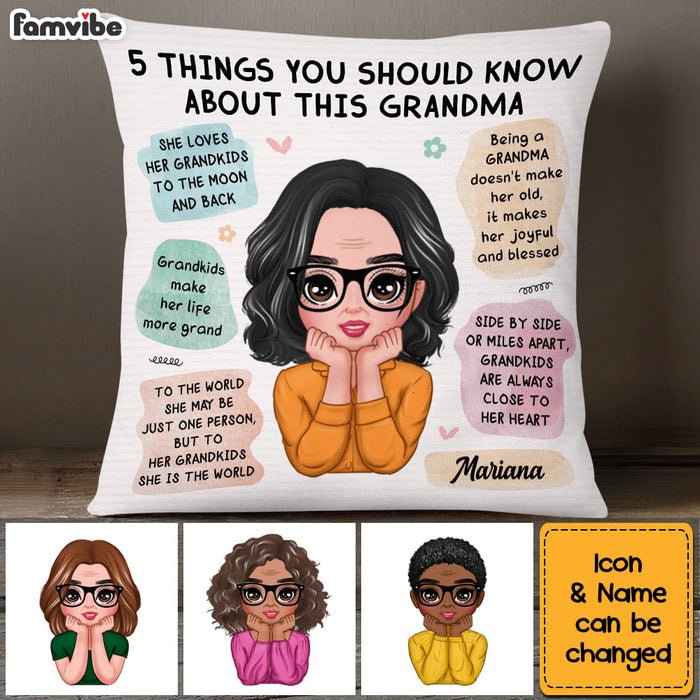 Personalized 5 things you should know about this Grandma Pillow 24060 1