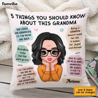 Personalized 5 things you should know about this Grandma Pillow 24060 thumb 1