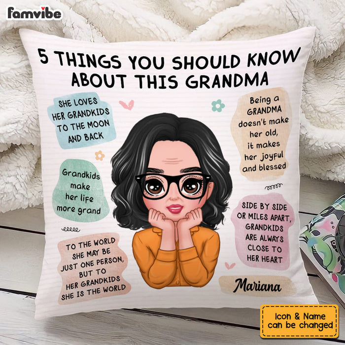 Personalized 5 things you should know about this Grandma Pillow 24060 1