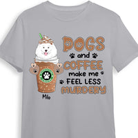 Personalized Dog and Coffee Shirt - Hoodie - Sweatshirt 24063 thumb 1