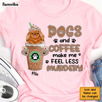 Personalized Dog and Coffee Shirt - Hoodie - Sweatshirt 24063 thumb 1