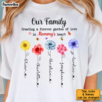 Personalized Gift For Mom Flowers Garden Shirt - Hoodie - Sweatshirt 24064 thumb 1