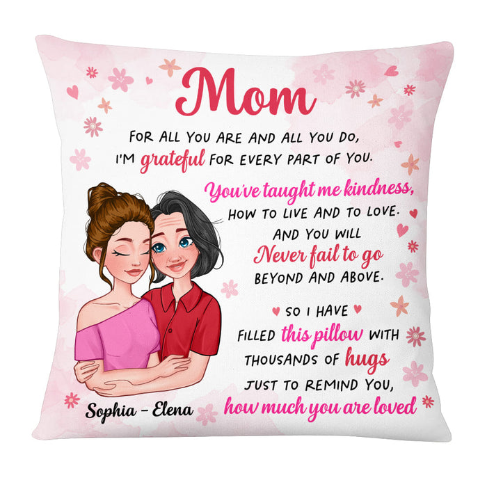 Personalized Gift For Mom And Daughter Hug This Pillow 24065 1