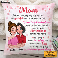 Personalized Gift For Mom And Daughter Hug This Pillow 24065 thumb 1