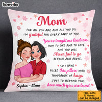 Personalized Gift For Mom And Daughter Hug This Pillow 24065 thumb 1