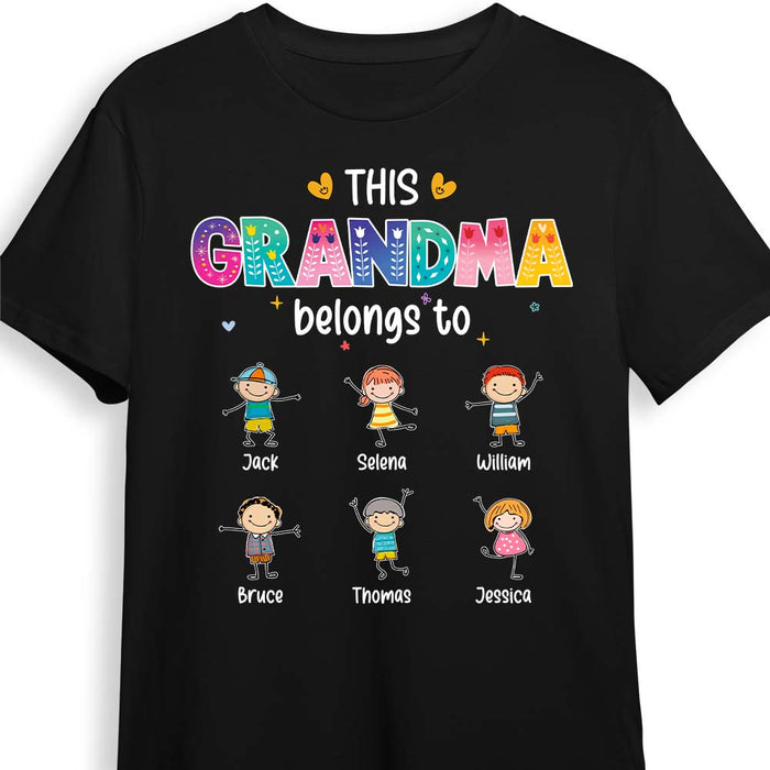 Personalized This Grandma Belongs To Shirt - Hoodie - Sweatshirt 24066 1