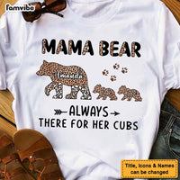 Personalized Gift For Mom Mama Bear Half Cleopard Shirt - Hoodie - Sweatshirt 24069 thumb 1