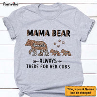 Personalized Gift For Mom Mama Bear Half Cleopard Shirt - Hoodie - Sweatshirt 24069 thumb 1