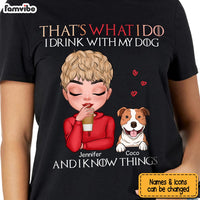 Personalized Gift That's What I Do I Drink With My Dogs Shirt - Hoodie - Sweatshirt 24072 thumb 1
