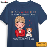 Personalized Gift That's What I Do I Drink With My Dogs Shirt - Hoodie - Sweatshirt 24072 thumb 1