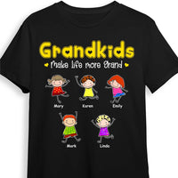 Personalized Grandkids Life More Grand Shirt - Hoodie - Sweatshirt 24073 thumb 1