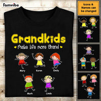 Personalized Grandkids Life More Grand Shirt - Hoodie - Sweatshirt 24073 thumb 1