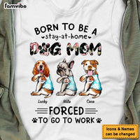 Personalized Gift for Dog Mom Forced To Go To Work Shirt - Hoodie - Sweatshirt 24074 thumb 1