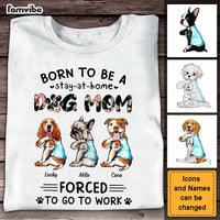 Personalized Gift for Dog Mom Forced To Go To Work Shirt - Hoodie - Sweatshirt 24074 thumb 1