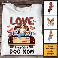 Personalized Gift Love Being Called Dog Mom Shirt - Hoodie - Sweatshirt 24078 thumb 1
