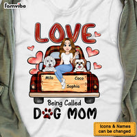 Personalized Gift Love Being Called Dog Mom Shirt - Hoodie - Sweatshirt 24078 thumb 1
