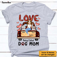 Personalized Gift Love Being Called Dog Mom Shirt - Hoodie - Sweatshirt 24078 thumb 1