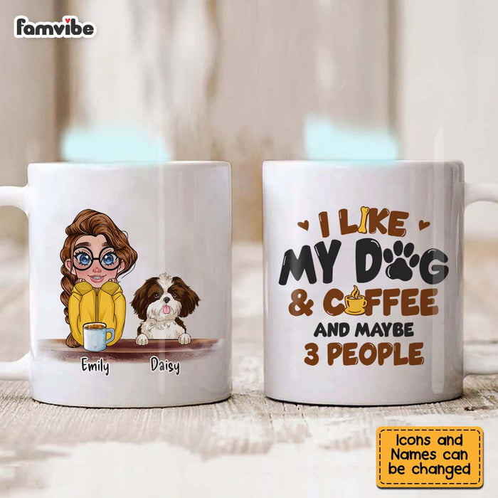 Personalized Like Dog And Coffee Mug 24079 1