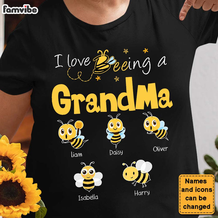 Personalized I Love Being Grandma Shirt - Hoodie - Sweatshirt 24081 1