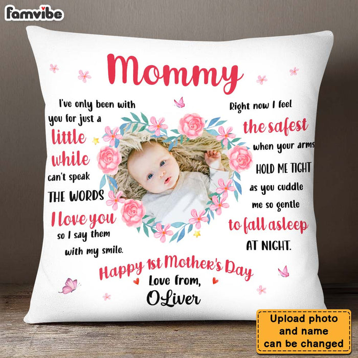 Personalized Happy 1st Mother's Day Pillow 24082 1
