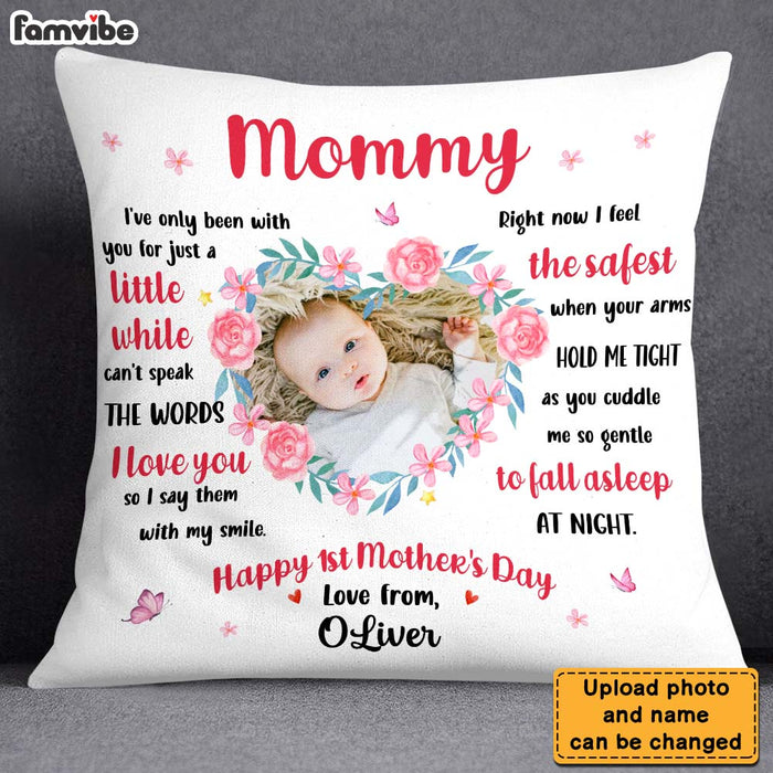 Personalized Happy 1st Mother's Day Pillow 24082 1