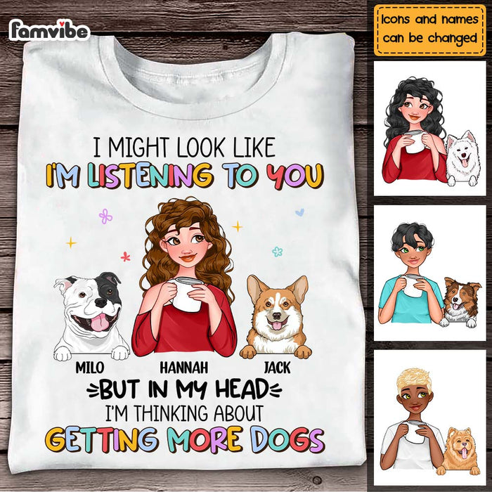 Personalized I'm Thinking About Getting More Dogs Shirt - Hoodie - Sweatshirt 24084 1
