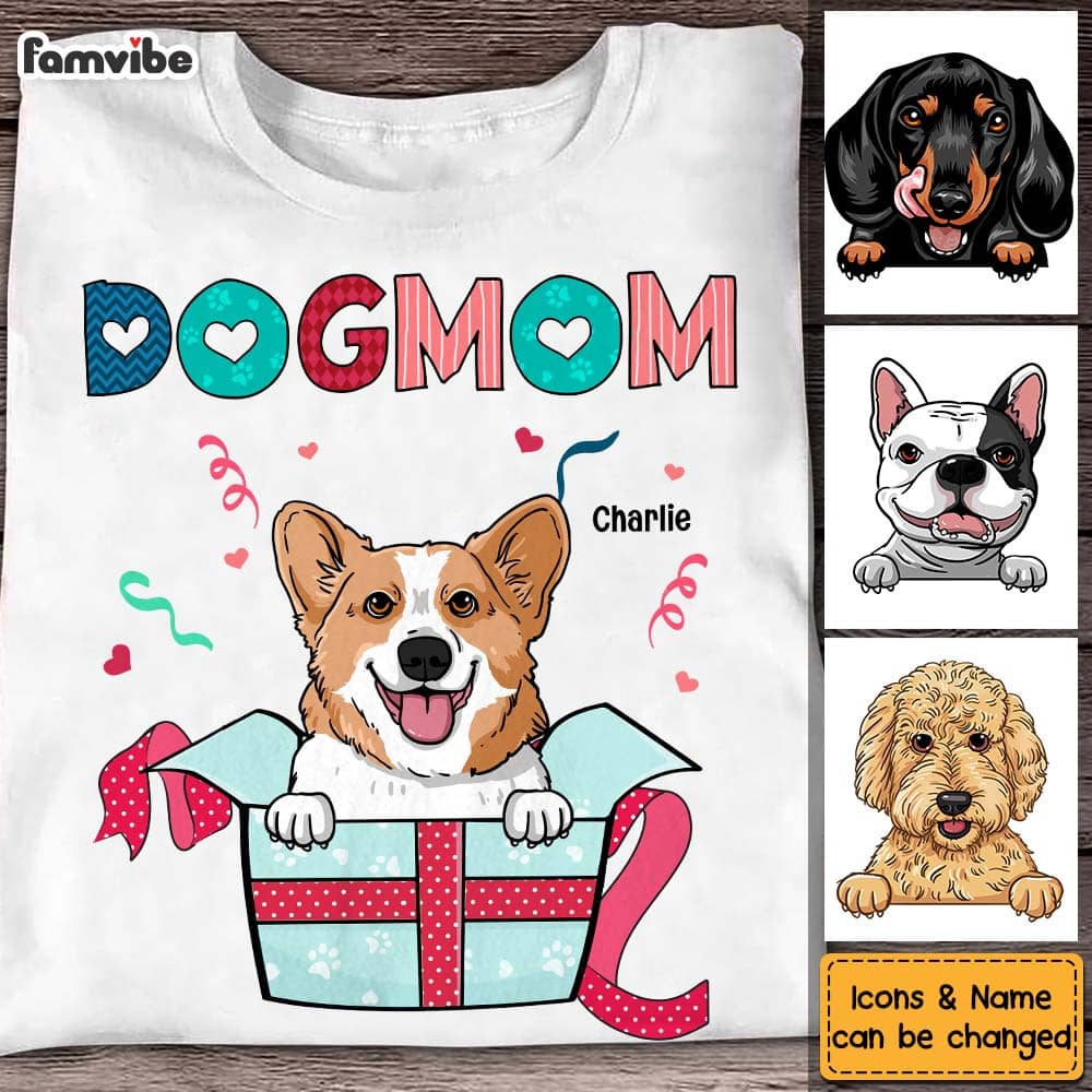 Personalized Surprise Gift Box for Dog Mom Shirt 24085 Primary Mockup