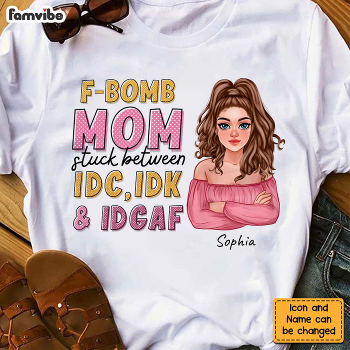 Personalized Gift F-bomb Mom Shirt - Hoodie - Sweatshirt 24087 1