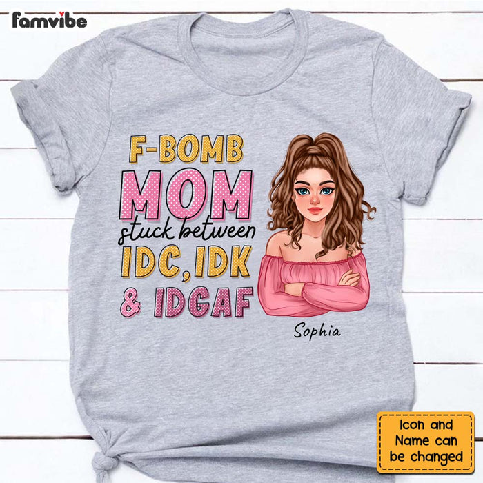 Personalized Gift F-bomb Mom Shirt - Hoodie - Sweatshirt 24087 1
