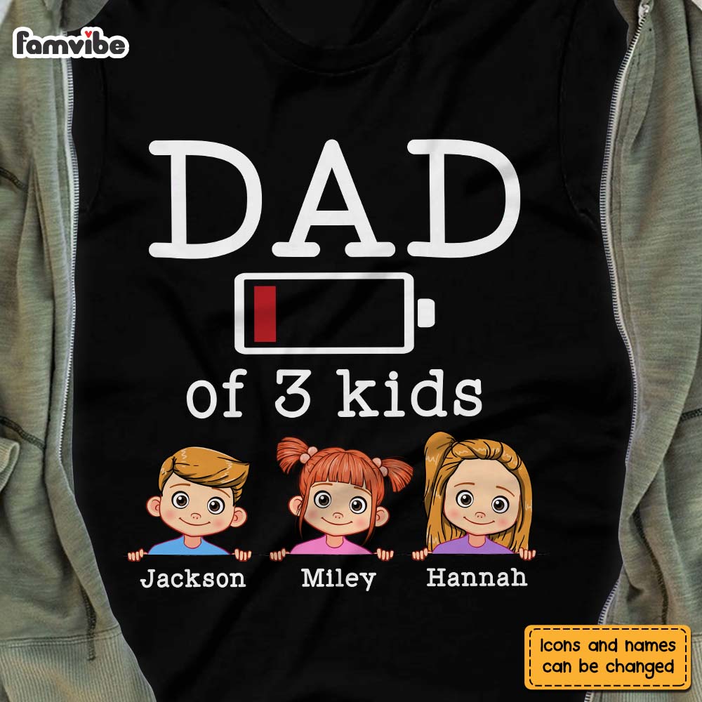 Personalized Father Day Gift Dad Of Kids Mug Shirt 24100 Primary Mockup