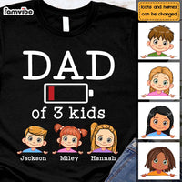 Personalized Father Day Gift Dad Of Kids Shirt - Hoodie - Sweatshirt 24100 thumb 1