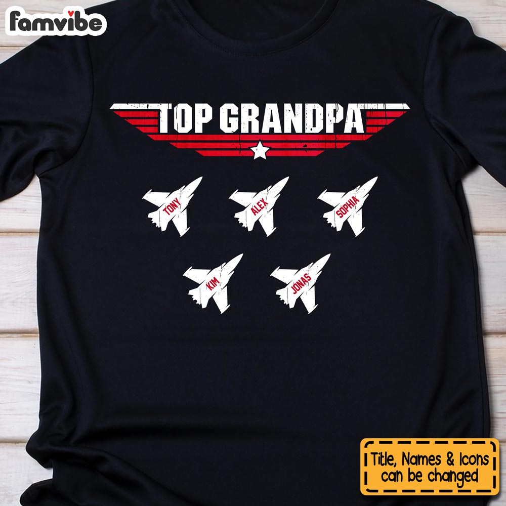 Personalized Gift Top Grandpa Shirt 24105 Primary Mockup