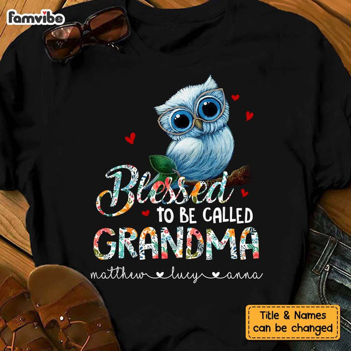 Personalized Blessed To Be Called Grandma Shirt - Hoodie - Sweatshirt 24111 1