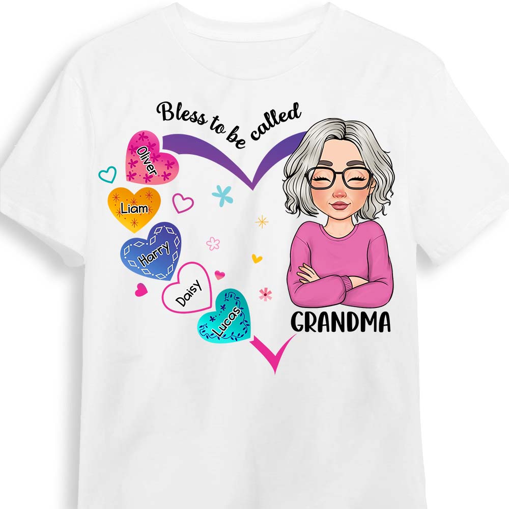 Personalized Bless To Be Called Grandma Shirt 24113 Primary Mockup