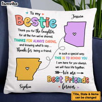 Personalized Friends Long Distance Thank You For Pillow 24115 thumb 1