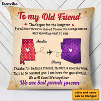 Personalized Gift For Long Distance Friends Thank You Pillow 24118 thumb 1