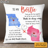 Personalized Gift For Long Distance Friends Watercolor Maps Pillow 24121 1