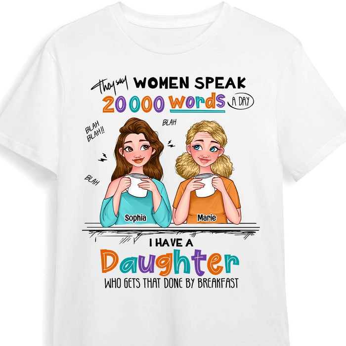 Personalized Gift I Have A Daughter Who Speaks A Lot Shirt - Hoodie - Sweatshirt 24123 1