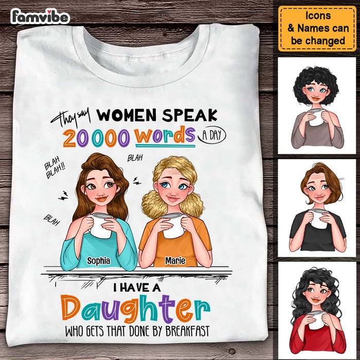 Personalized Gift I Have A Daughter Who Speaks A Lot Shirt - Hoodie - Sweatshirt 24123 1