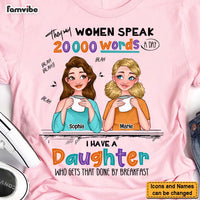 Personalized Gift I Have A Daughter Who Speaks A Lot Shirt - Hoodie - Sweatshirt 24123 thumb 1