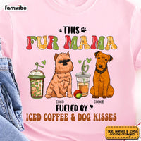 Personalized Gift Fueled By Iced Coffee And Dog Kisses Shirt - Hoodie - Sweatshirt 24127 thumb 1