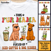 Personalized Gift Fueled By Iced Coffee And Dog Kisses Shirt - Hoodie - Sweatshirt 24127 thumb 1
